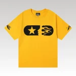 T-shirt Hellstar Sports Flame Yellow Graphic HS002 - Drip Slum