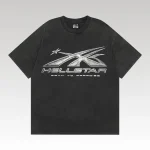 T-shirt Hellstar Washed Logo - Drip Slum