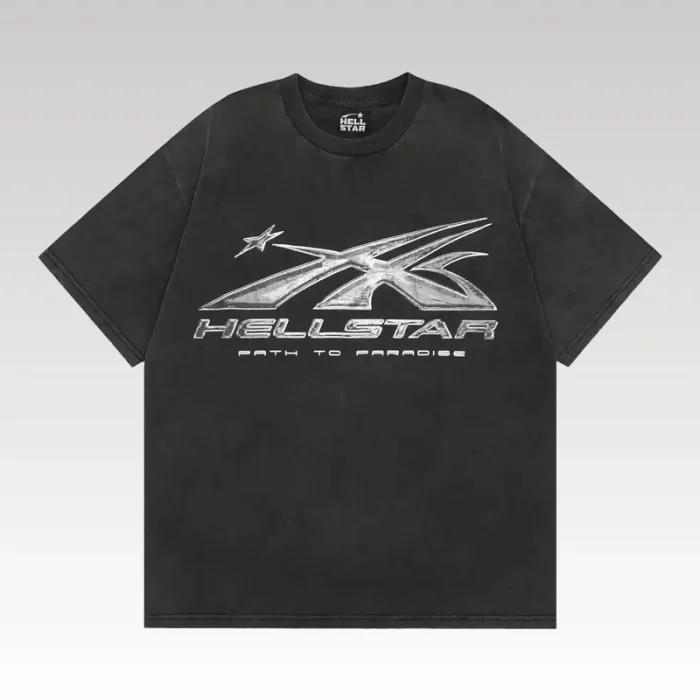 T-shirt Hellstar Washed Logo - Drip Slum