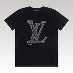 T-shirt Louis Vuitton Black Large LV - Drip Slum
