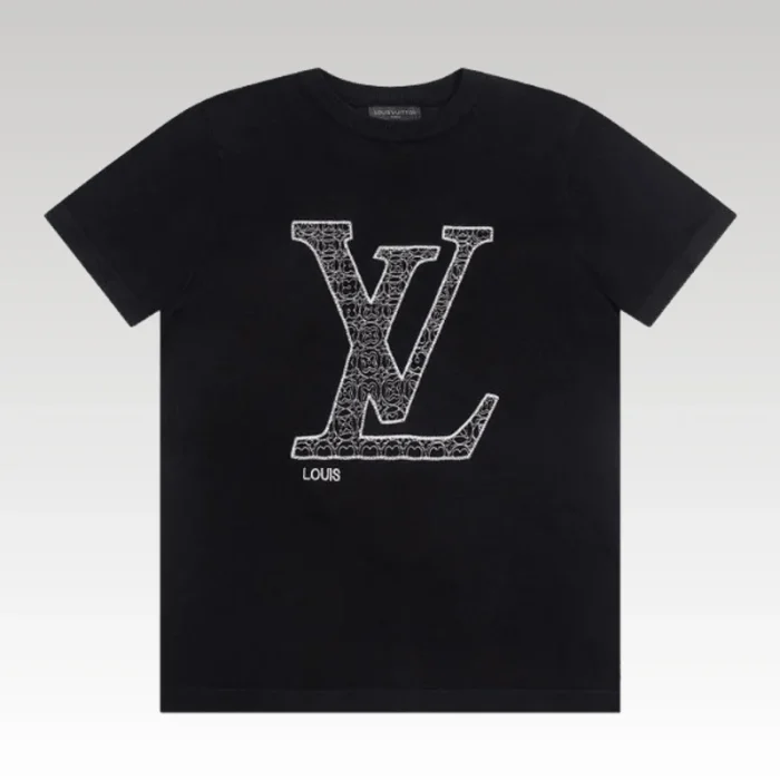 T-shirt Louis Vuitton Black Large LV - Drip Slum