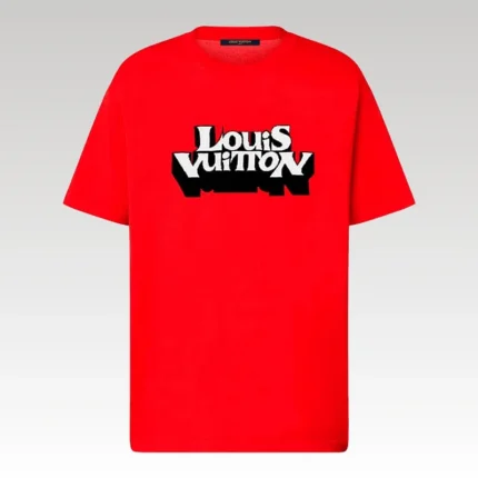 T-shirt Louis Vuitton Graphic Short-Sleeved - Drip Slum
