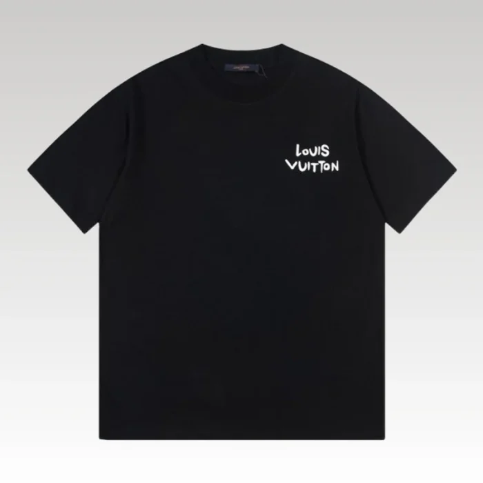 T-shirt Louis Vuitton LV Black Instrument Graphic - Drip Slum