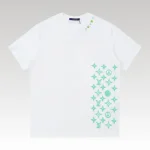 T-Shirt Louis Vuitton LV Monogram Print White - Drip Slum