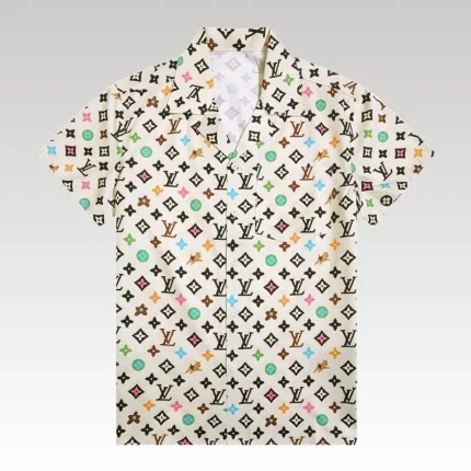 T-Shirt Louis Vuitton Multicolor Monogram Short Sleeve LV007 - Drip Slum