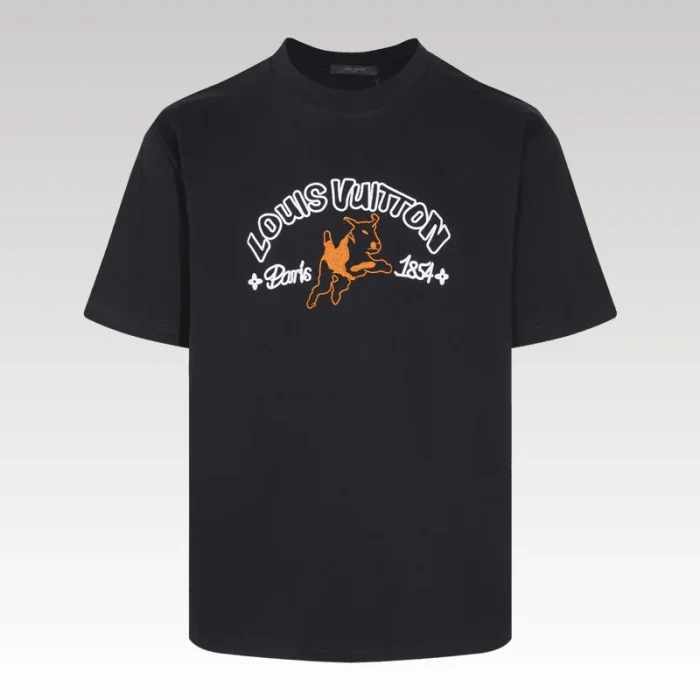 T-shirt Louis Vuitton Paris 1854 Black - Drip Slum