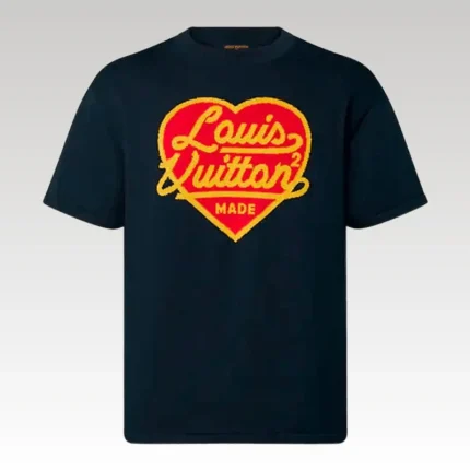 T-shirt Louis Vuitton x Nigo Intarsia Jacquard Heart - Drip Slum