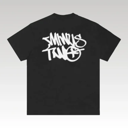 T-Shirt Minus Two Black/White - Drip Slum