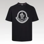 T-shirt Moncler Black Logo MCL029 - Drip Slum