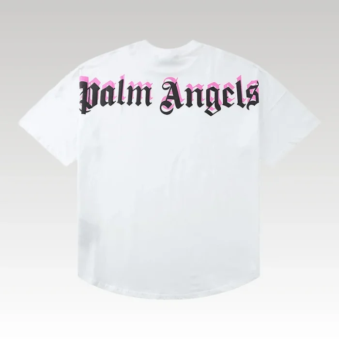 T-shirt Palm Angels Double Logo Oversized - Drip Slum