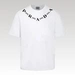 T-shirt Prada Bicycle Print White PD019 - Drip Slum