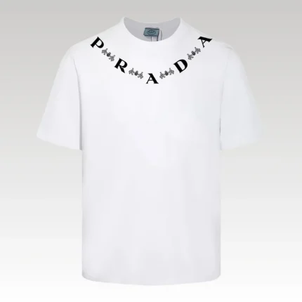 T-shirt Prada Bicycle Print White PD019 - Drip Slum