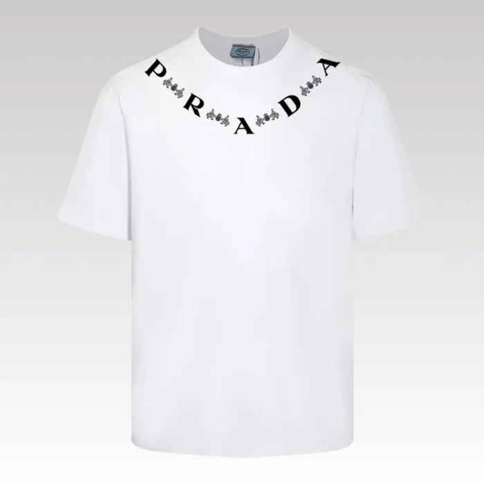 T-shirt Prada Bicycle Print White PD019 - Drip Slum
