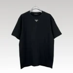 T-shirt Prada Logo Patch Black/White PD054 - Drip Slum