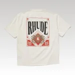 T-shirt Rhude Card 'Vintage White' - Drip Slum