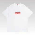T-shirt Supreme Box Logo White Script SP016 - Drip Slum