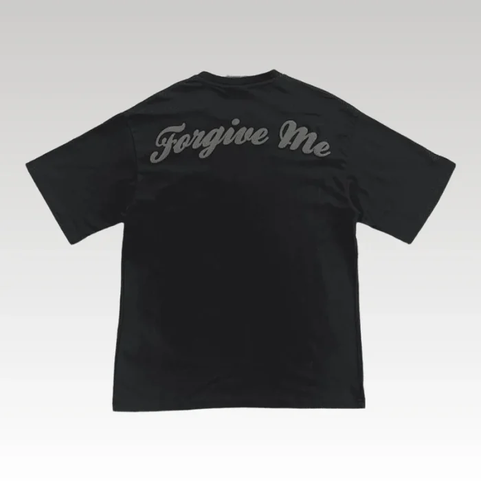 T-shirt Syna World "Forgive Me" Black SW005 - Drip Slum