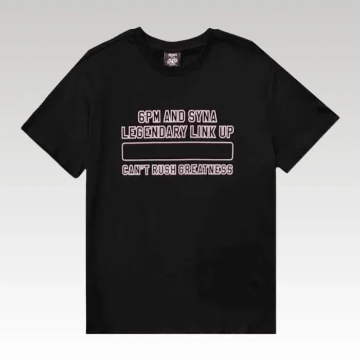 T-shirt Syna World x 6PM Rush Greatness Black SW009 - Drip Slum