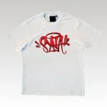 T-shirt Synaworld 'Syna Logo' White/Red - Drip Slum