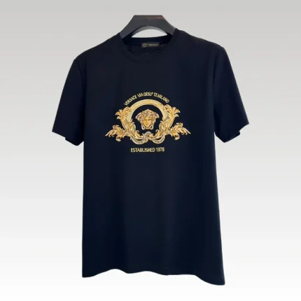 T-shirt Versace Coupe Blason With Embroidery VSC020 - Drip Slum