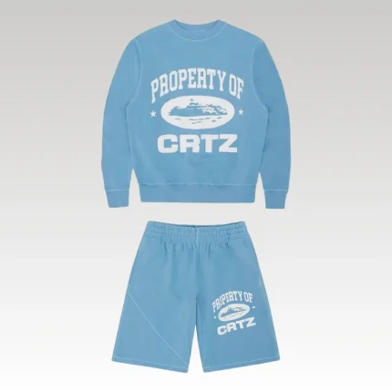 Tracksuit Corteiz CRTZ Property Logo Blue CZ002 - Drip Slum