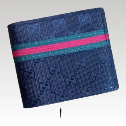 Wallet Gucci Monogram with Green-Red Web Stripe GC132 - Drip Slum