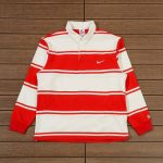 T-shirt Supreme x Nike Strip Rugby NK084 - Image 2