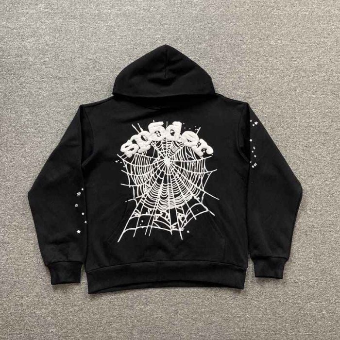 Hoodie Sp5der OG Web Black SP5006 - Image 4